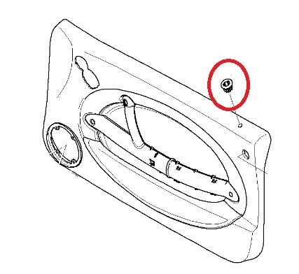 Mini cooper door card cover - mini,